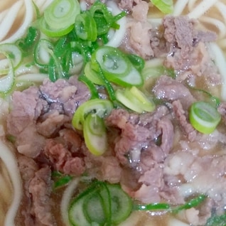 肉吸いうどん！(*^^*)